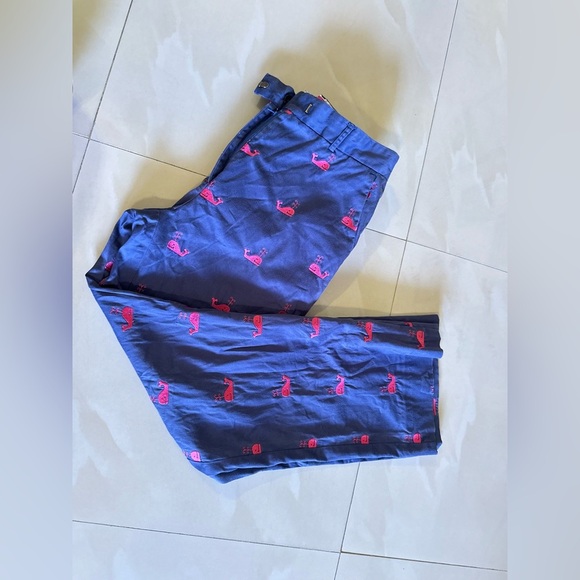 Lilly Pulitzer Whale Embroidered pants Size 4 vintage - Picture 12 of 14